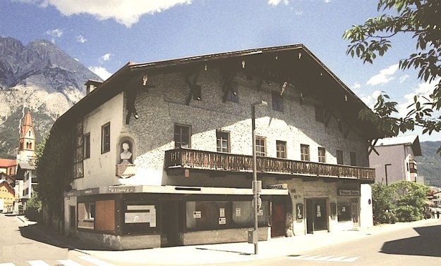 Telfs, Untermarkt strasse, Tirol, Austria